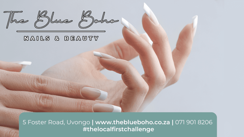 blue boho Nail salon in Uvongo