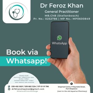 dr feroz khan GP Doctor South Coast Port SHepstone